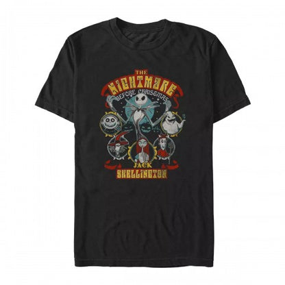 Front - Nightmare Before Christmas Unisex Adult Terror Squad T-Shirt