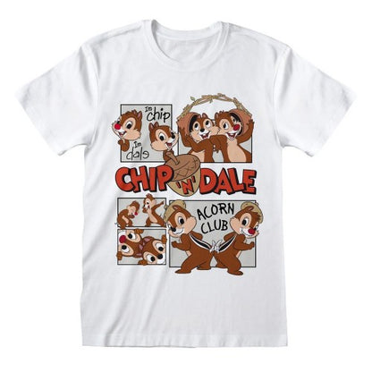 Front - Chip ´N´ Dale Unisex Adult Friendship T-Shirt