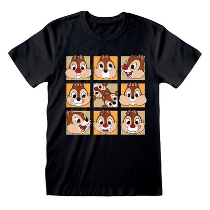 Front - Chip ´N´ Dale Unisex Adult Expressions T-Shirt