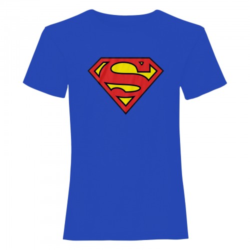Front - Superman Womens/Ladies Logo T-Shirt