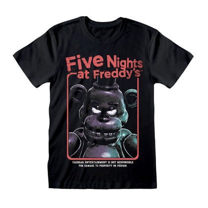 Front - Five Nights At Freddys Unisex Adult VHS T-Shirt