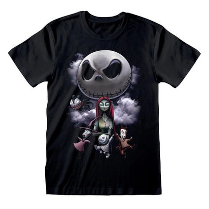 Front - Nightmare Before Christmas Unisex Adult Montage T-Shirt