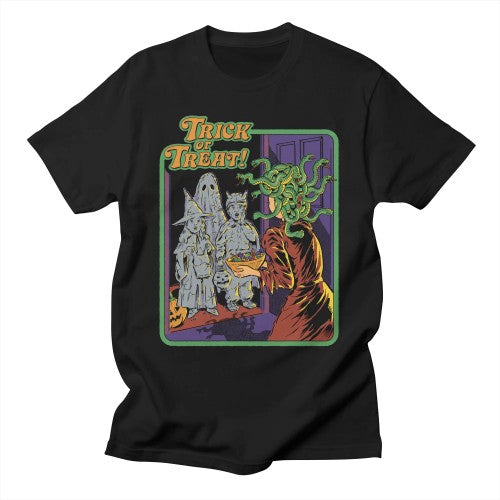 Front - Steven Rhodes Unisex Adult Trick Or Treat T-Shirt