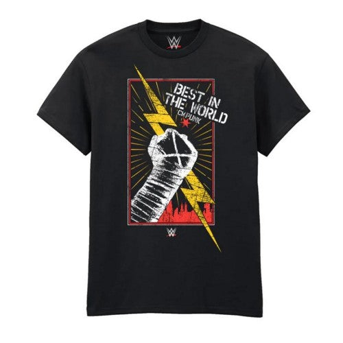 Front - WWE Unisex Adult CM Punk T-Shirt