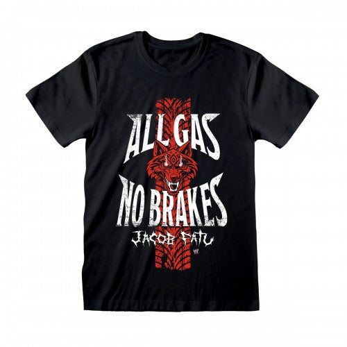 Front - WWE Unisex Adult All Gas T-Shirt