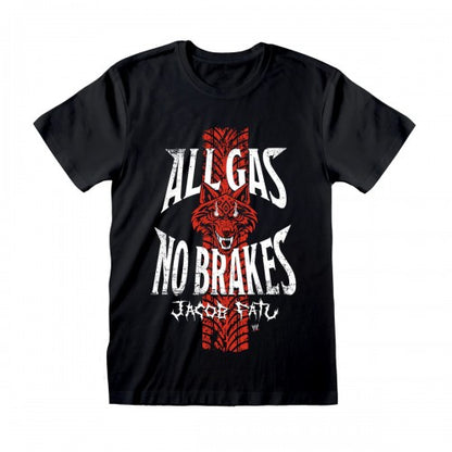 Front - WWE Unisex Adult All Gas T-Shirt
