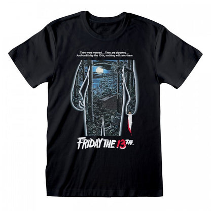 Front - Friday The 13th Unisex Adult Poster T-Shirt
