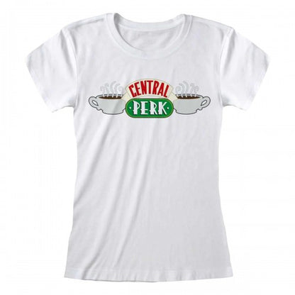 Front - Friends Womens/Ladies Central Perk Fitted T-Shirt