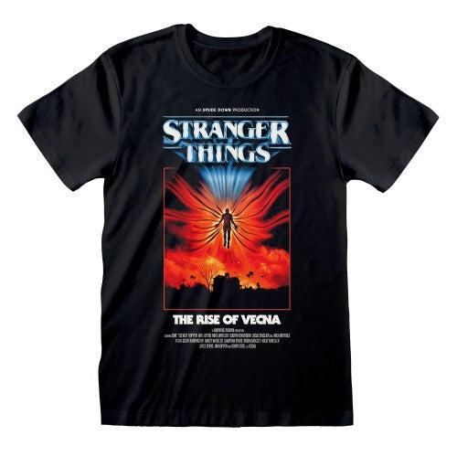 Front - Stranger Things Unisex Adult The Rise Of Vecna Poster T-Shirt