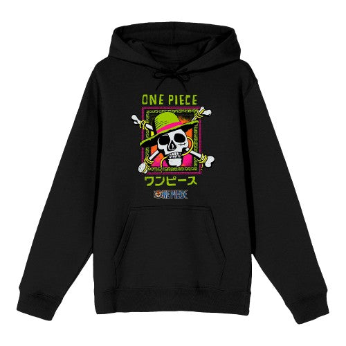 Front - One Piece Unisex Adult Strawhat Pirates Hoodie