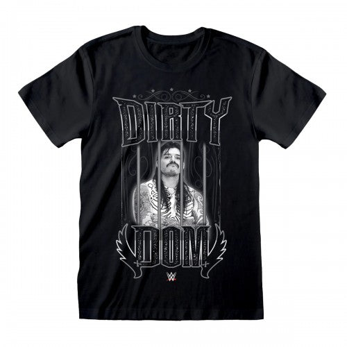 Front - WWE Unisex Adult Dirty Dom Printed Regular T-Shirt