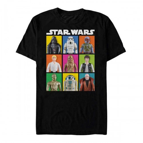 Front - Star Wars Unisex Adult Toybox T-Shirt