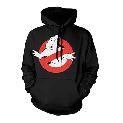 Front - Ghostbusters Unisex Adult Logo Hoodie
