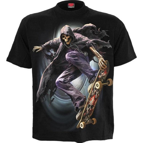 Front - Spiral Unisex Adult Soul Boarder T-Shirt