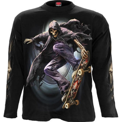 Front - Spiral Unisex Adult Soul Boarder Long-Sleeved T-Shirt