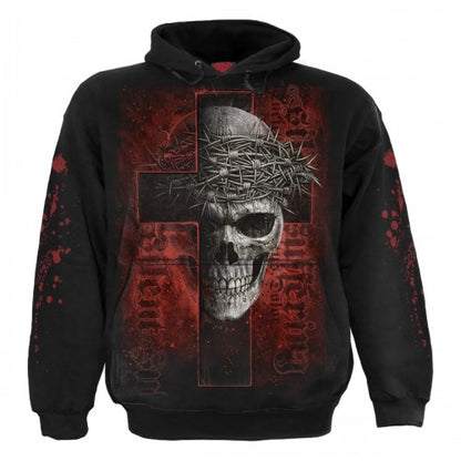 Front - Spiral Direct Unisex Adult Silent Suffering Hoodie