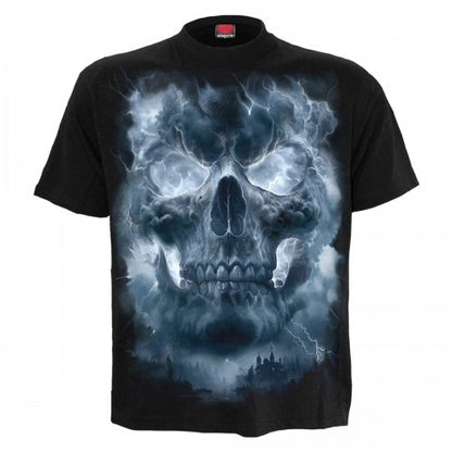 Front - Spiral Direct Unisex Adult Grave Skies T-Shirt