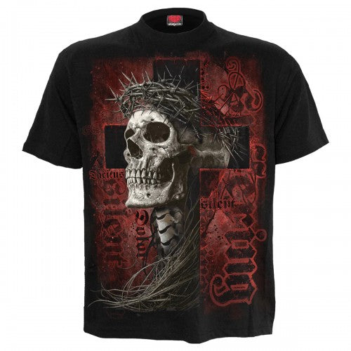 Front - Spiral Direct Unisex Adult Silent Suffering T-Shirt