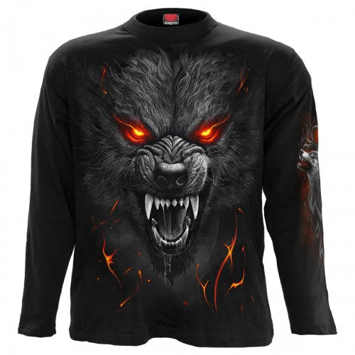 Front - Spiral Direct Unisex Adult Darkest Fear Long-Sleeved T-Shirt