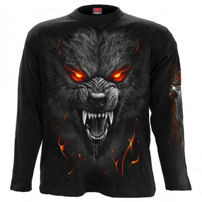 Front - Spiral Direct Unisex Adult Darkest Fear Long-Sleeved T-Shirt