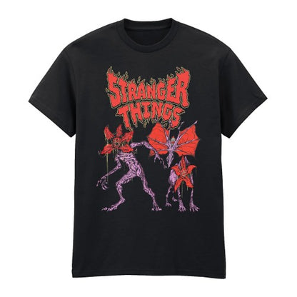 Front - Stranger Things Unisex Adult Demobeasts T-Shirt