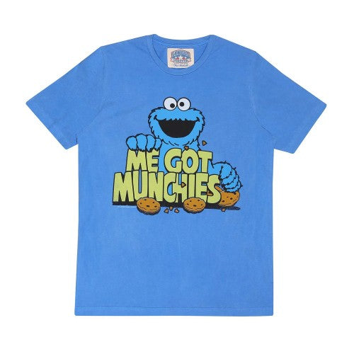 Front - Sesame Street Unisex Adult Me Got Munchies Heather T-Shirt