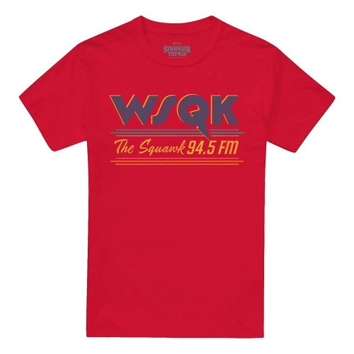 Front - Stranger Things Unisex Adult The Squawk Logo T-Shirt