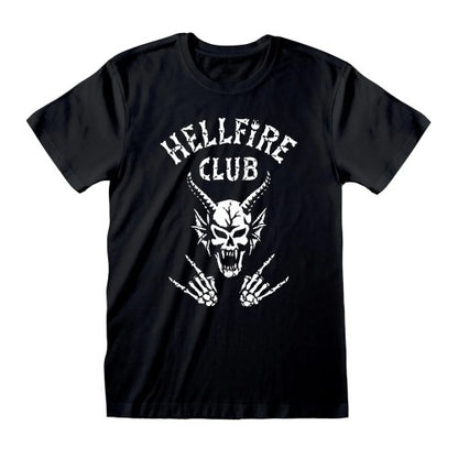 Front - Stranger Things Unisex Adult Hellfire Club T-Shirt