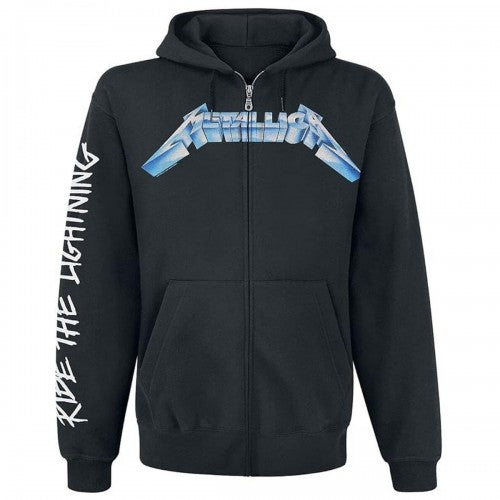 Front - Metallica Unisex Adult Ride The Lightning Full Zip Hoodie