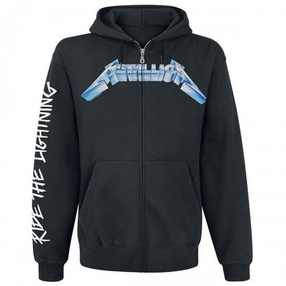 Front - Metallica Unisex Adult Ride The Lightning Full Zip Hoodie