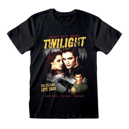 Front - Twilight Unisex Adult The Eternal Love Saga Comic T-Shirt