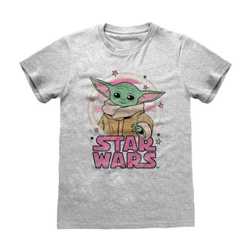 Front - Star Wars: The Mandalorian Unisex Adult Starry Child T-Shirt