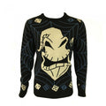 Front - Nightmare Before Christmas Unisex Adult Ooogie Boogie Knitted Jumper
