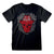 Front - Nightmare On Elm Street Unisex Adult Skull Flames T-Shirt