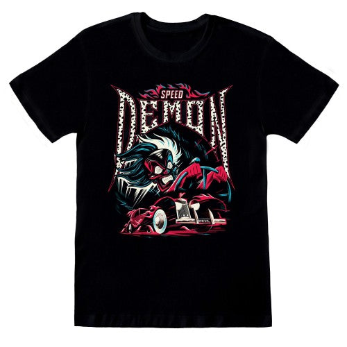 Front - 101 Dalmatians Unisex Adult Speed Demon T-Shirt
