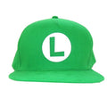 Front - Super Mario Badge Luigi Snapback Cap