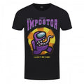 Front - Among Us Unisex Adult Purple Impostor T-Shirt