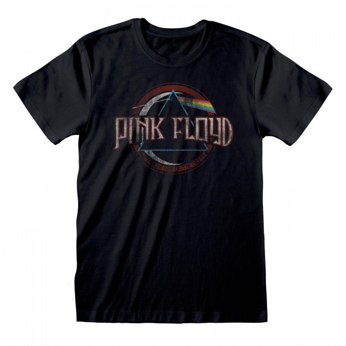 Front - Pink Floyd Unisex Adult Dark Side Of The Moon Circle T-Shirt