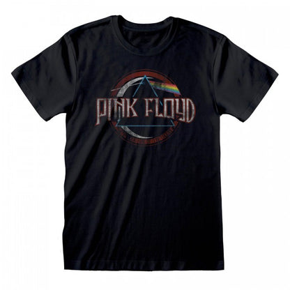 Front - Pink Floyd Unisex Adult Dark Side Of The Moon Circle T-Shirt