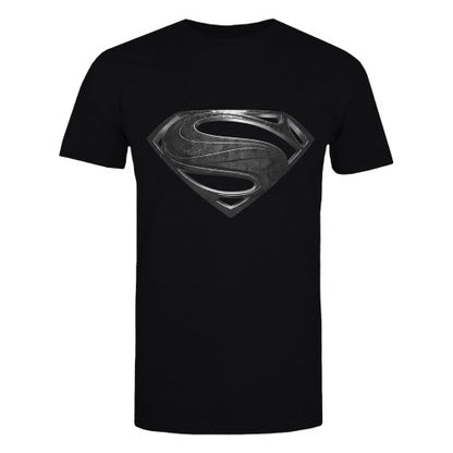 Front - Justice League Unisex Adult Logo T-Shirt