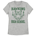 Front - Stranger Things Womens/Ladies Hawkins High School T-Shirt