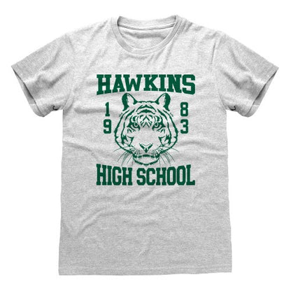Front - Stranger Things Unisex Adult Hawkins High School T-Shirt