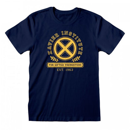 Front - X-Men Unisex Adult Xavier Institute Badge T-Shirt