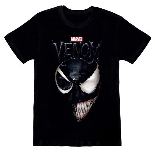 Front - Venom Unisex Adult Split Face T-Shirt