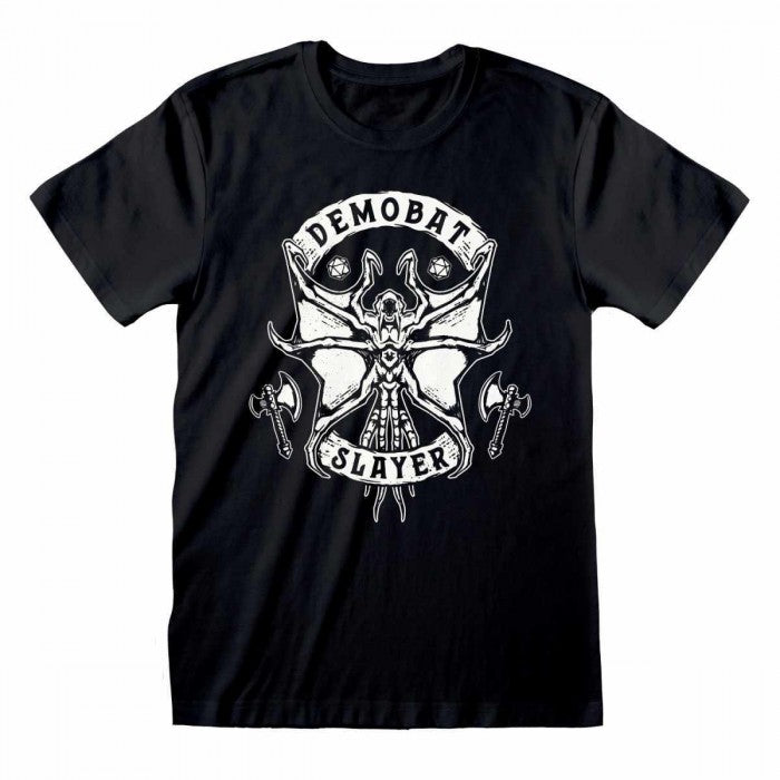 Front - Stranger Things Unisex Adult Demobat Slayer T-Shirt