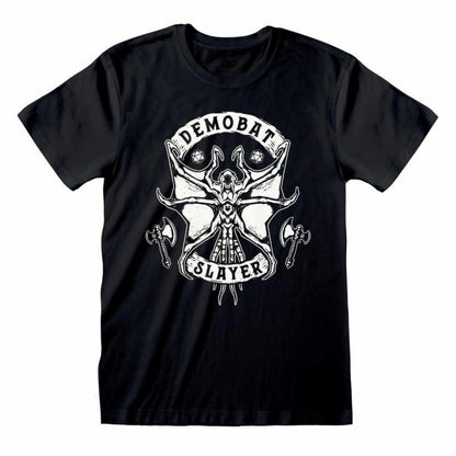 Front - Stranger Things Unisex Adult Demobat Slayer T-Shirt