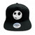 Front - Nightmare Before Christmas Jack Skellington Face Snapback Cap