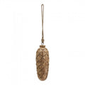 Front - Hill Interiors Wooden Pine Cone Bauble