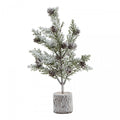 Front - Hill Interiors Snowy Fir With Pinecones Decoration