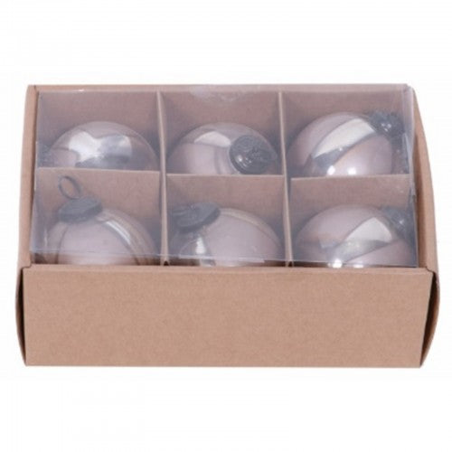 Front - Hill Interiors Ombre Bauble (Pack of 6)